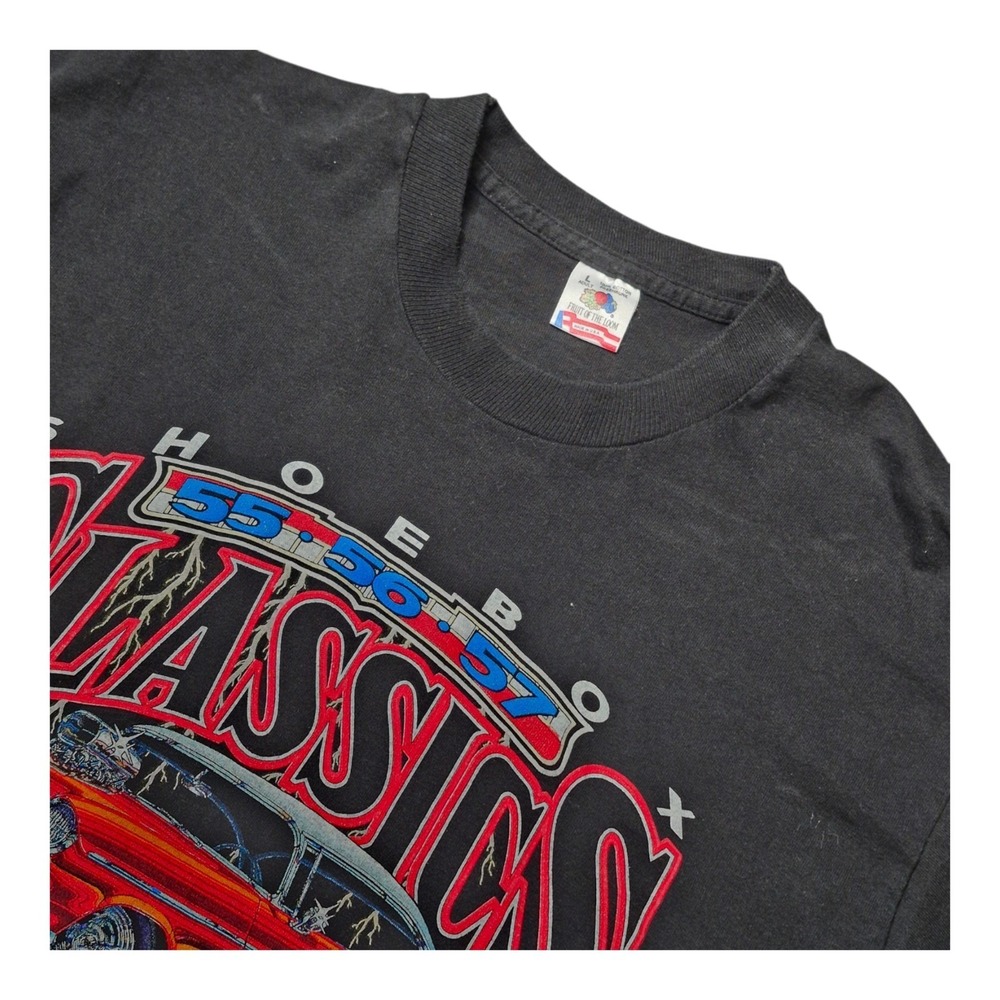 VTG 1994 Shoe Box Classics Car‎ Show T Shirt Men's L Single Stitch Made USA